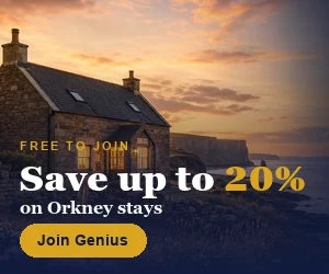 Save up to 20% on Orkney stays with free Booking.com Genius — affiliate link