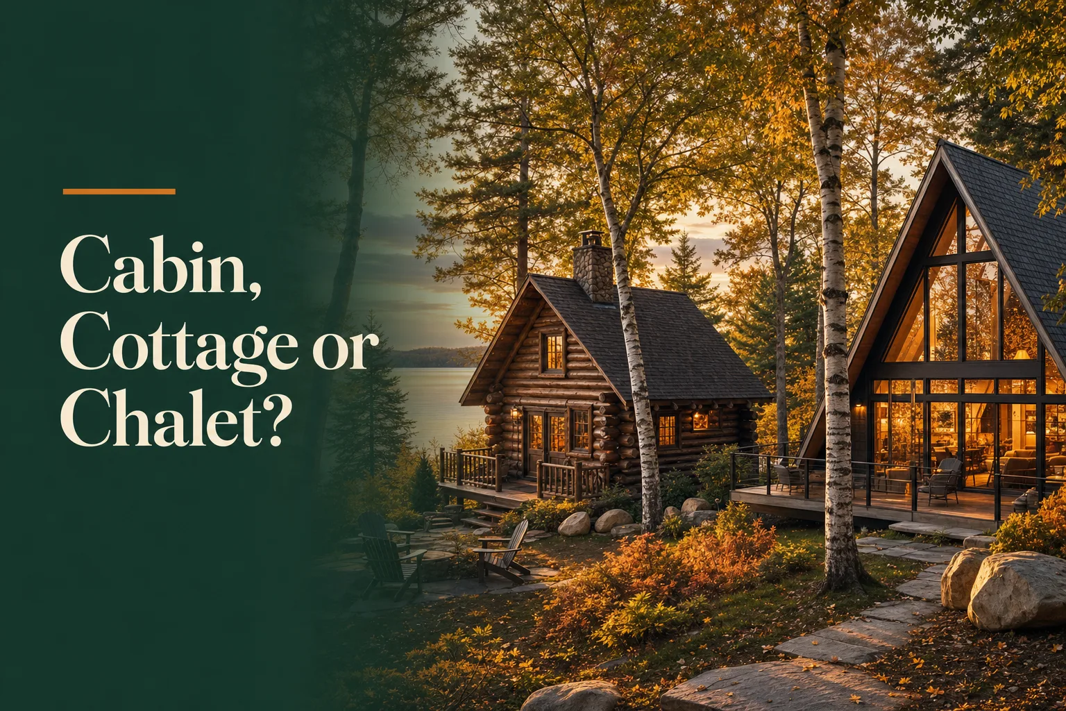 Chalets, Cottages & Cabins: Michigan Rental Types Explained
