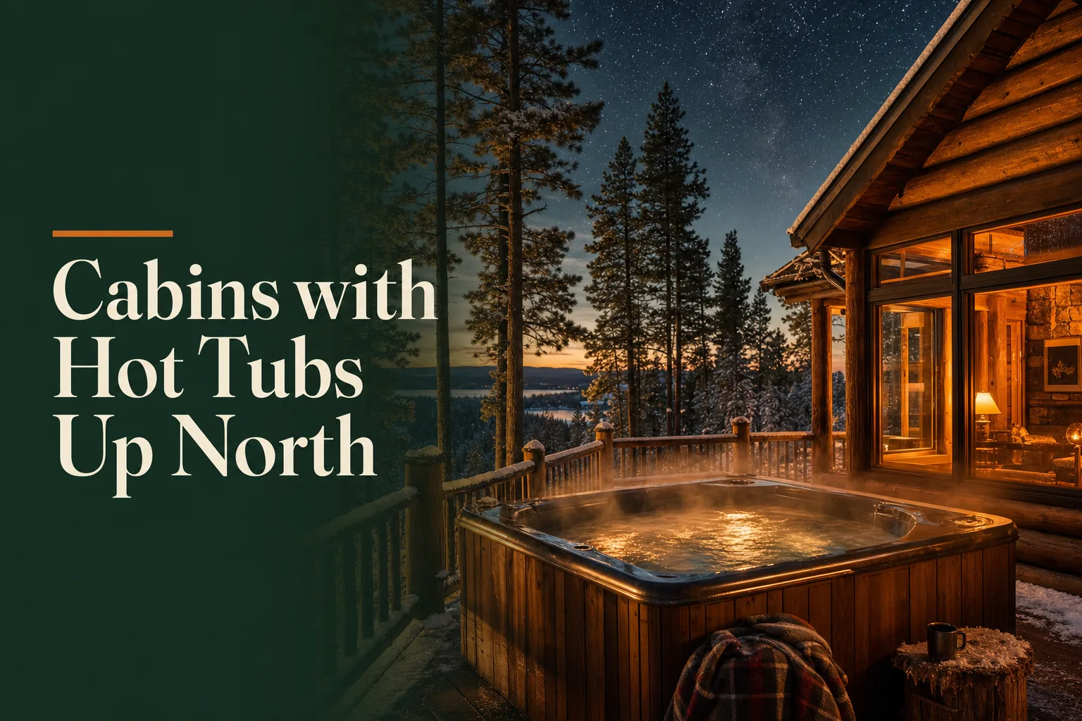 Cabins with Hot Tubs in Northern Michigan