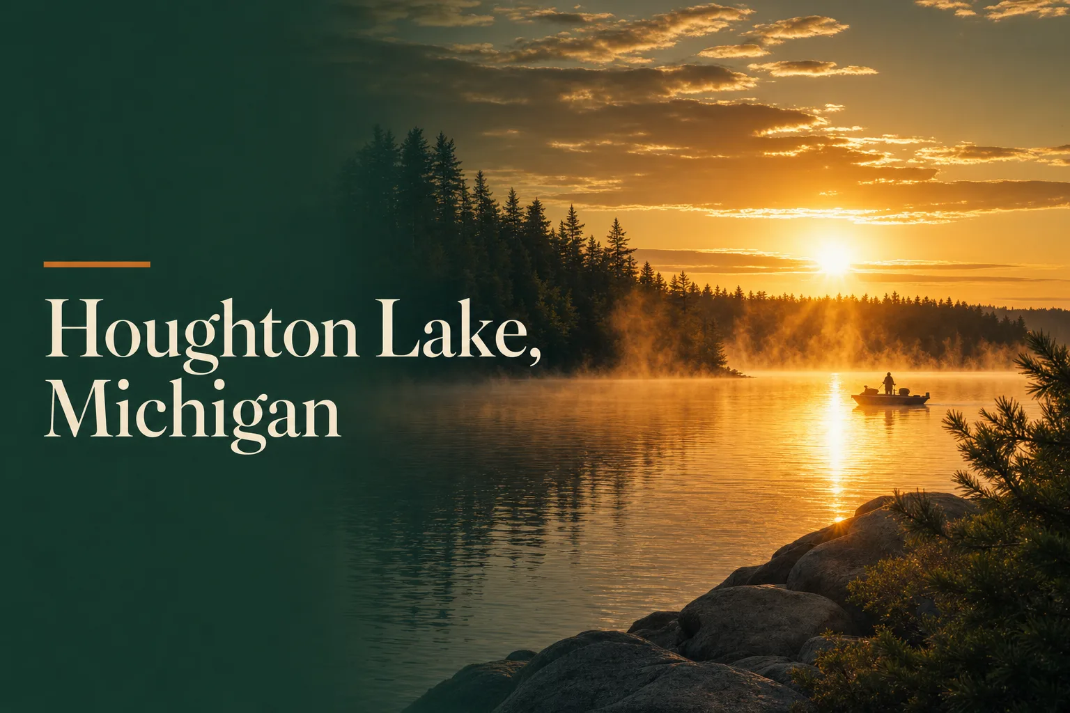 Houghton Lake: Michigan's Largest Inland Lake, Four Seasons Round