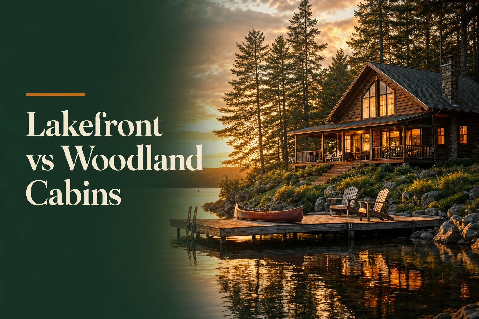 Lakefront vs Woodland Cabins: How to Choose Your Up North Stay