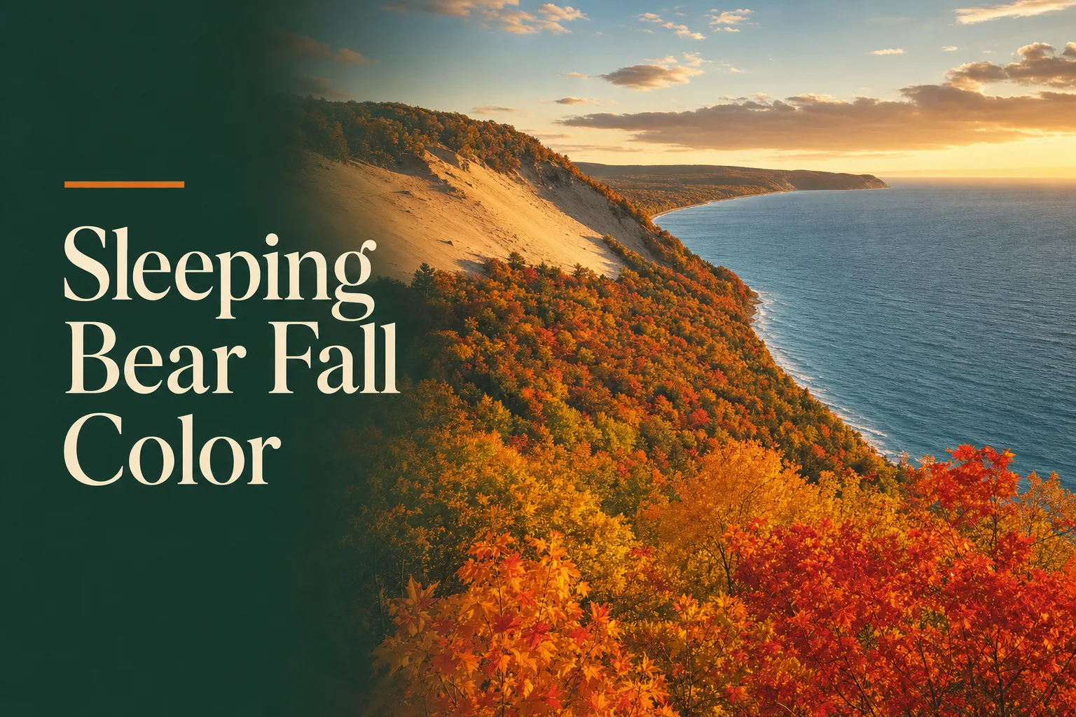 Sleeping Bear Dunes Fall Color: When to Go for Peak Foliage
