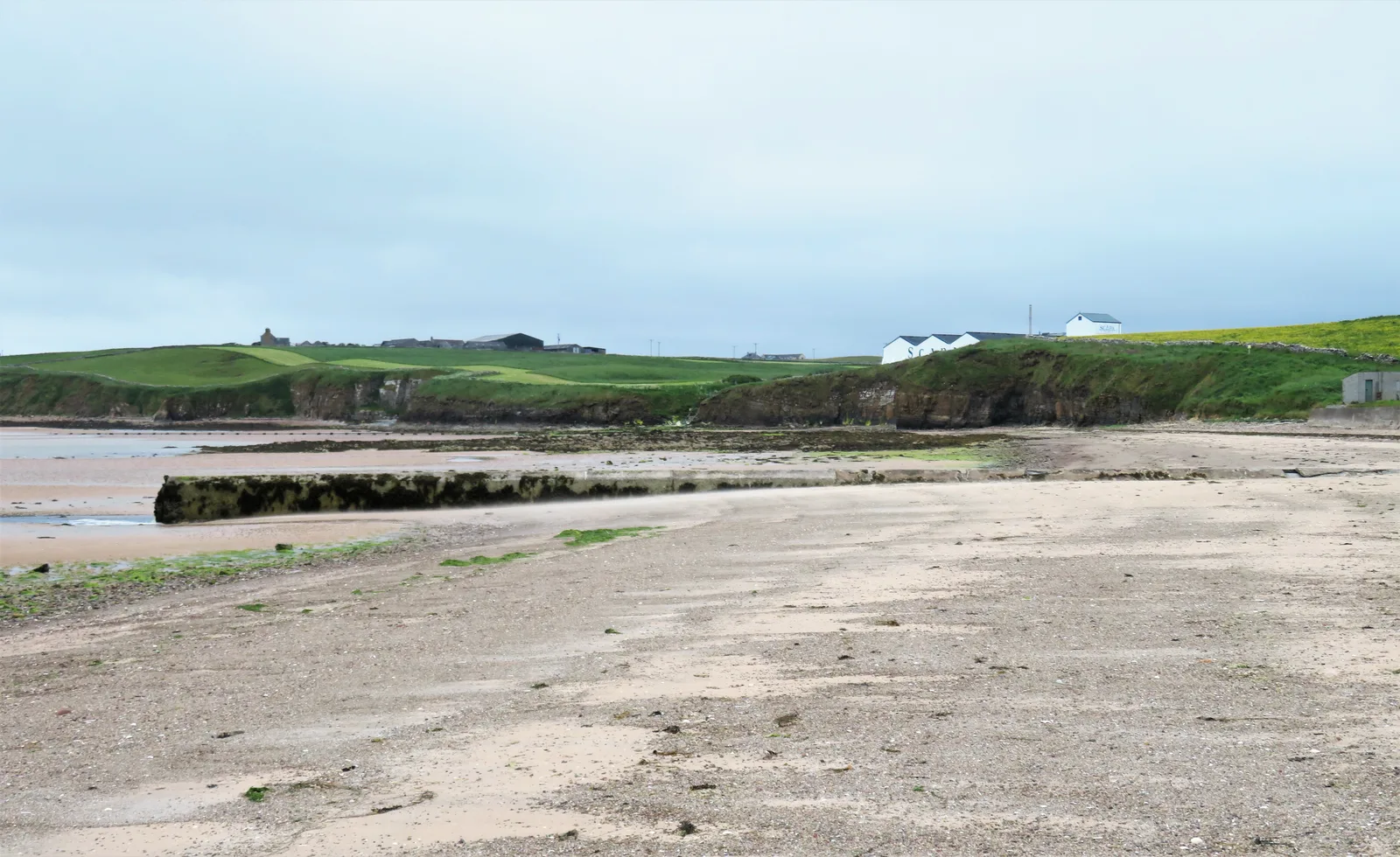 The sandy western end of Scapa Beach on Scapa Flow, a short walk from Kirkwall, Orkney