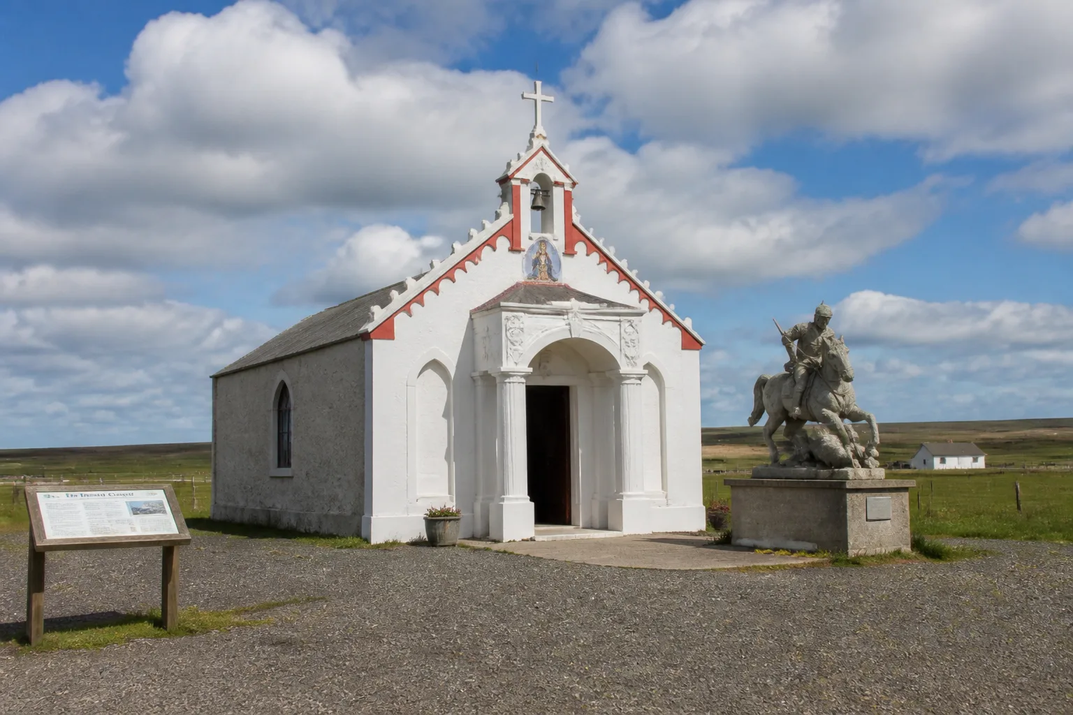 Scapa Flow and the Italian Chapel, Orkney