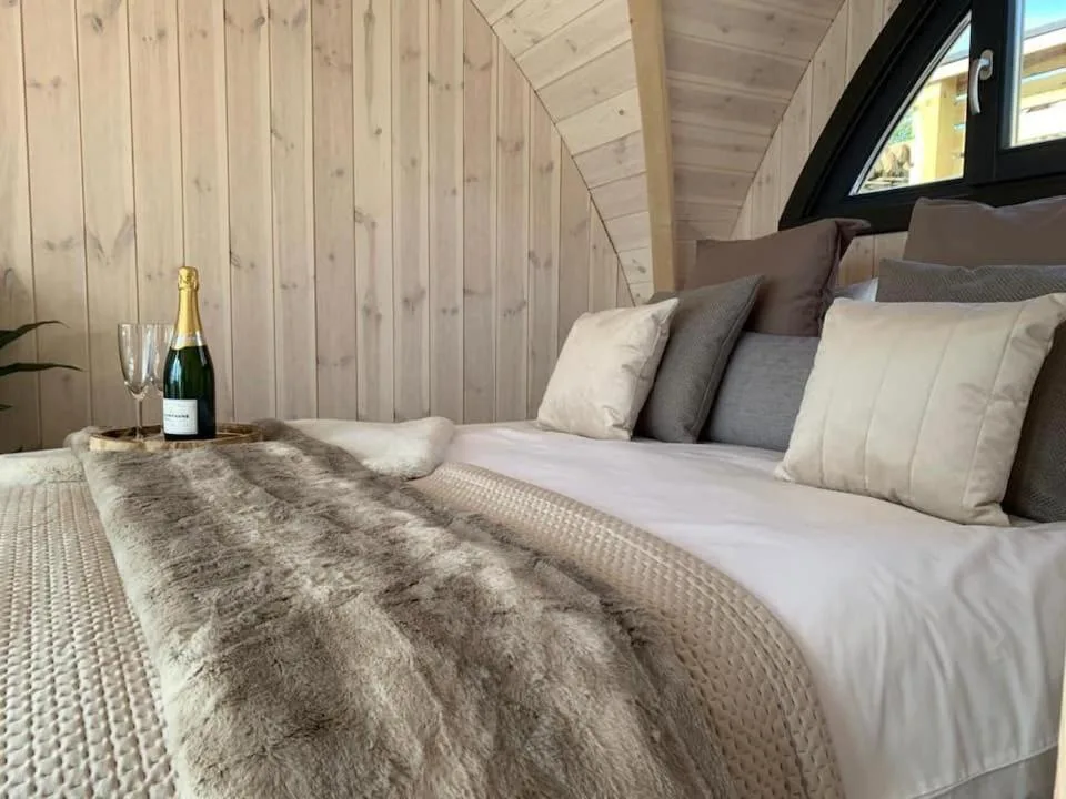 Orkney Lux Lodges Hoy Lodge in Stromness Orkney a high-end self-catering villa with views towards the hills of Hoy for travellers basing on Hoy or the West Mainland