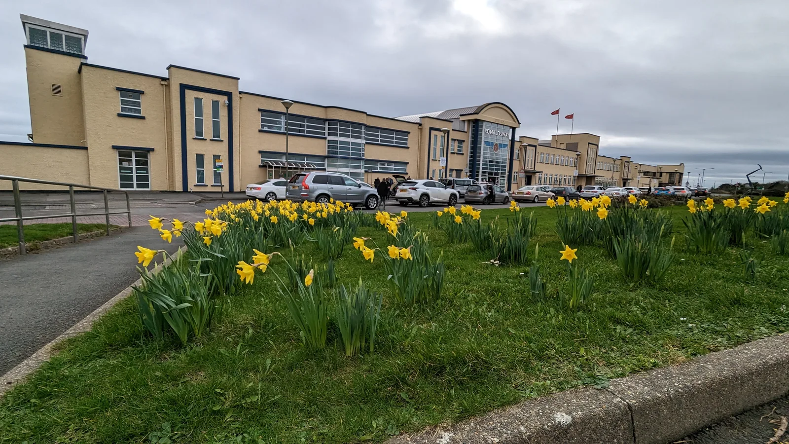 The terminal building at Isle of Man Airport, Ronaldsway