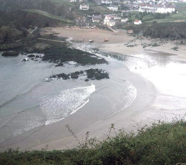 Hope Cove from the coast path, with Inner Hope in the foreground